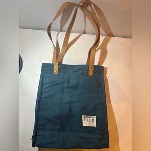 Feed project canvas French market tote bag